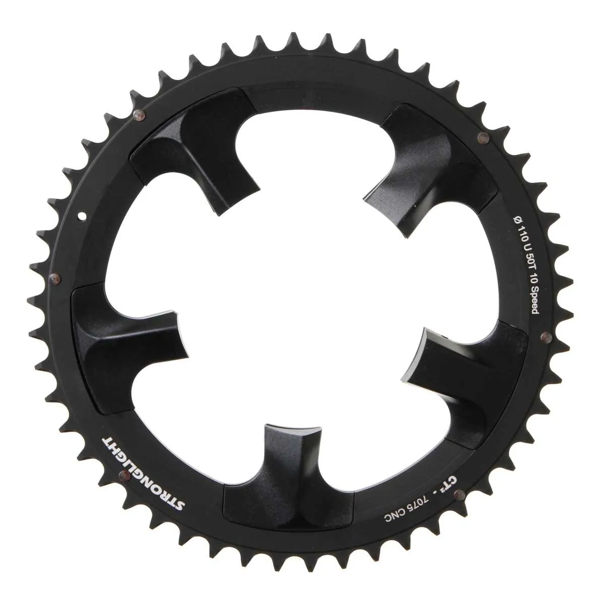 Stronglight Type Ultegra FC-6750 Road Bike ct2 Chainring 5-arm 110mm bolt circle 50 teeth