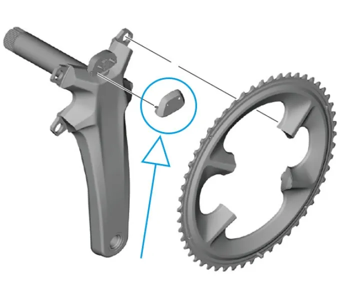 Shimano DURA-ACE FC-R9200-P Crank Spare Part | Right Crank Cover No. 20