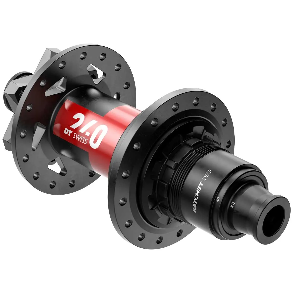 DT Swiss 240 DEG Classic Rear Hub MTB Disc 6-hole Boost 12x148 mm - 32-hole Rotor Sram XD
