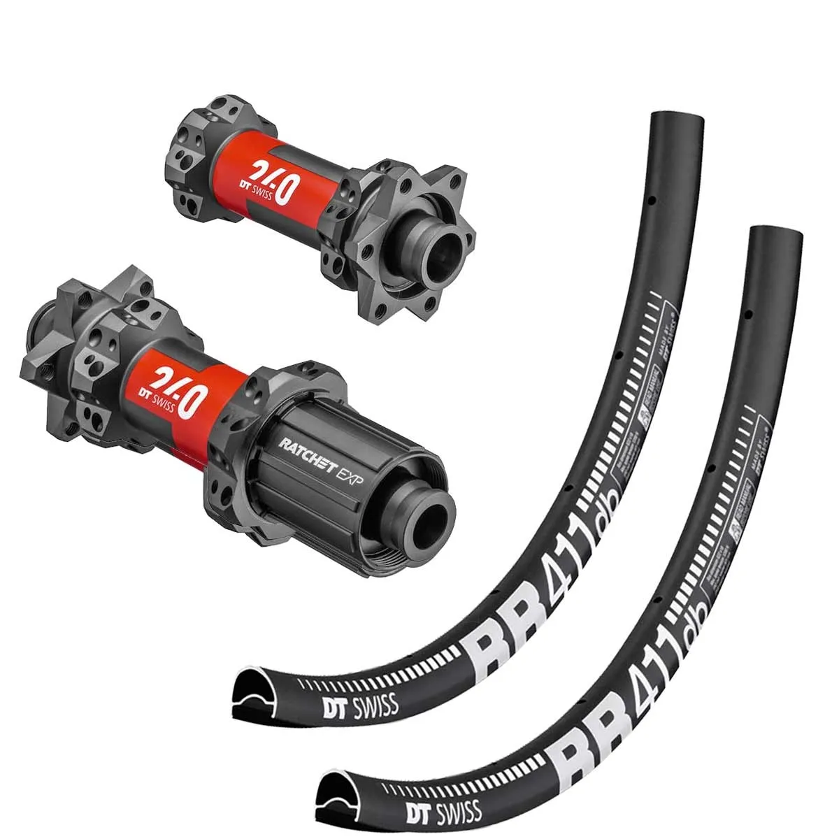 DT Swiss 240 EXP Straightpull Disc Boost hub set + DT Swiss RR 411 DB rims | built by TNC