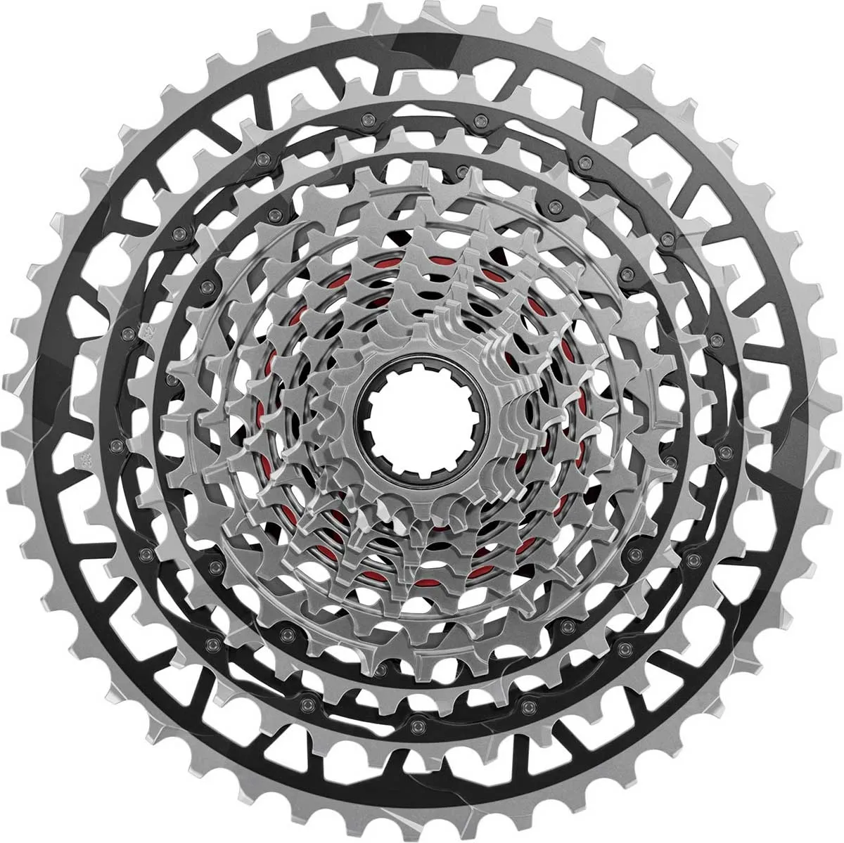 Sram RED XPLR AXS E1 cassette XG-1391 XDR 13-speed silver 10-46 teeth