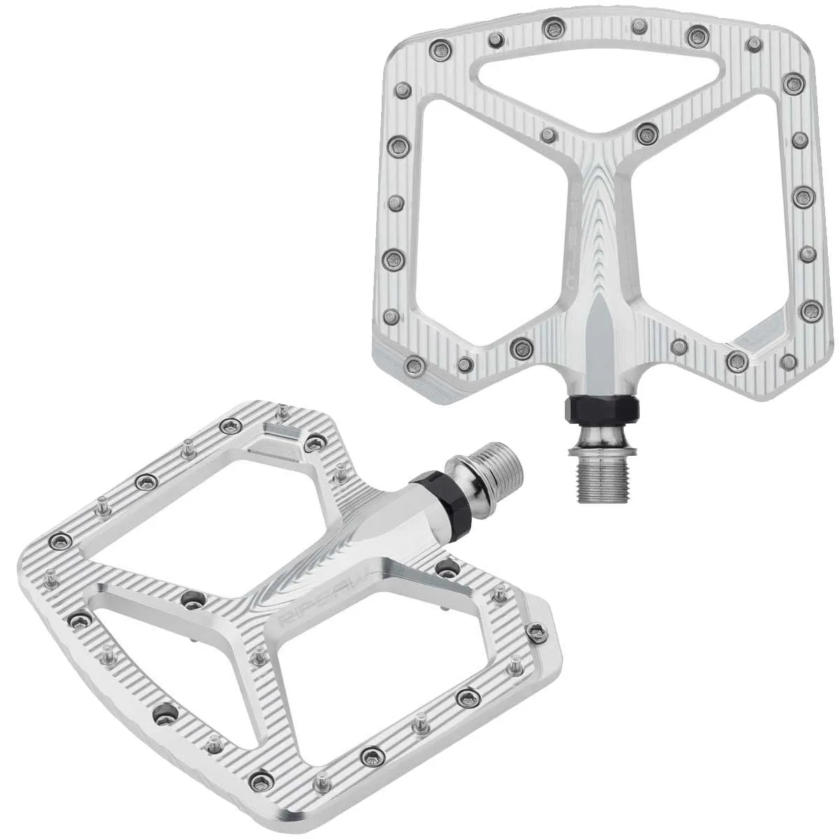 Wolf Tooth Ripsaw Platform Pedals Silver