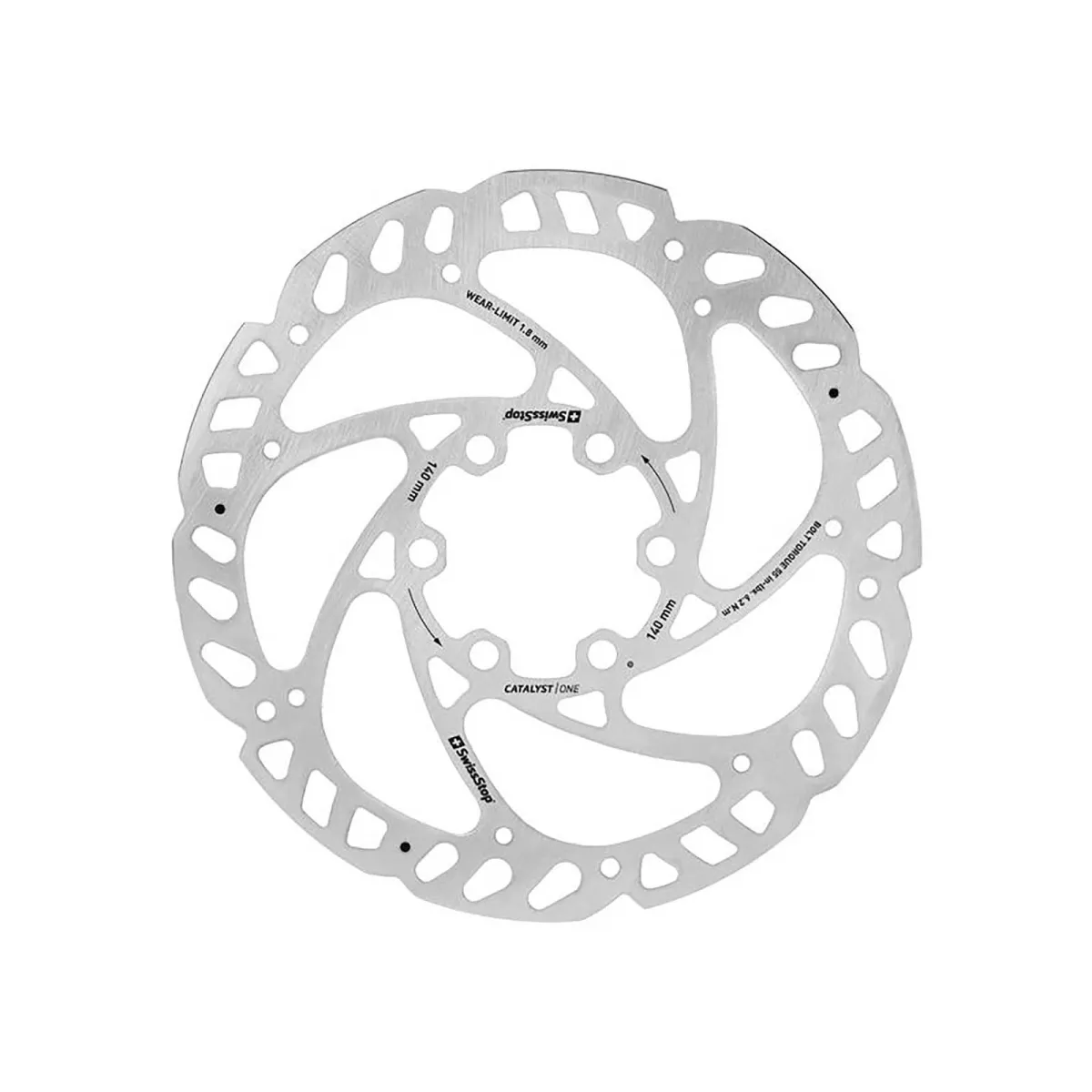 SwissStop Catalyst One brake disc 140 mm 6-hole