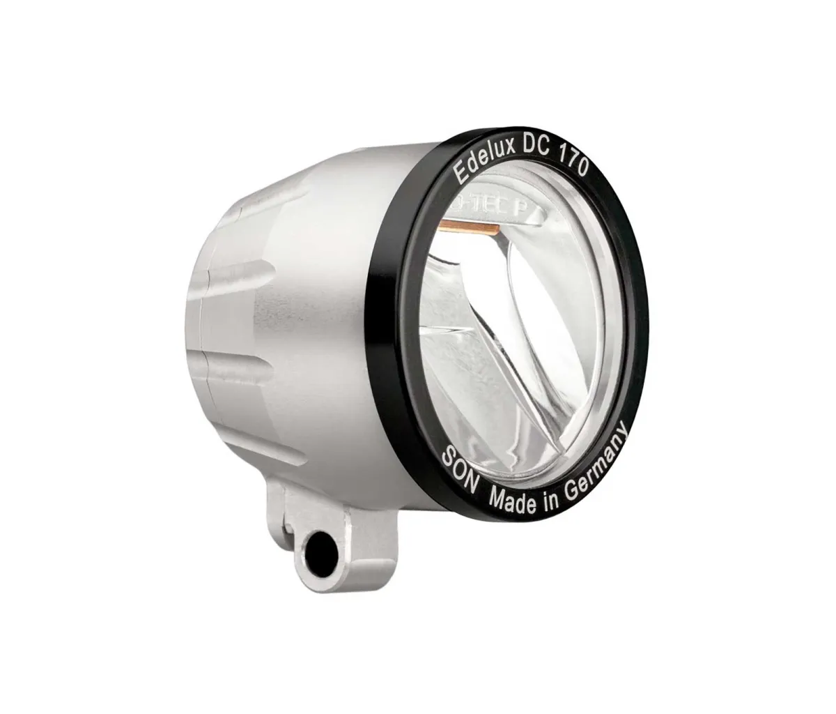 Schmidt Son Edelux DC 170 E-bike bike light, natural aluminium