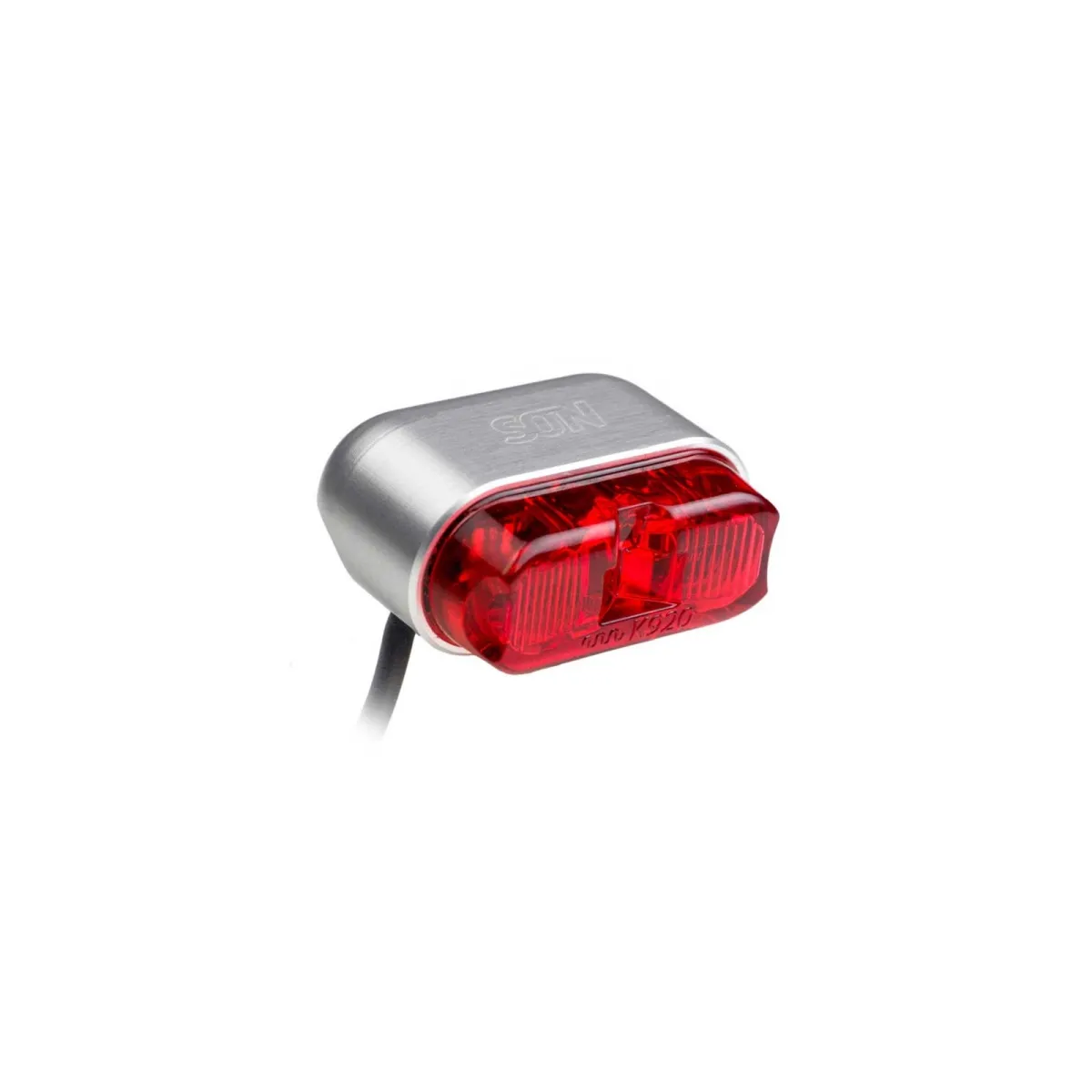 Schmidt's SON Luggage Carrier Tube Rear Light, Silver