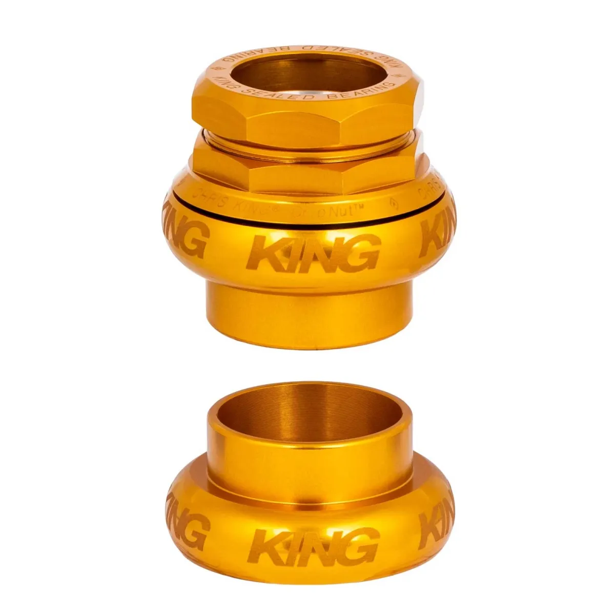 Chris King GripNut EC 34 Headset | Sotto Voce Gold 1 1/8-inch Thread