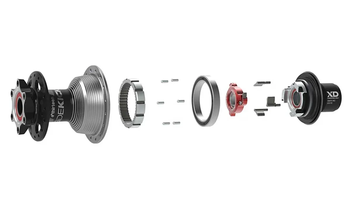 e*thirteen Sidekick rear hub | Disc 6-bolt Boost 12x148mm 28-hole Rotor Micro Spline