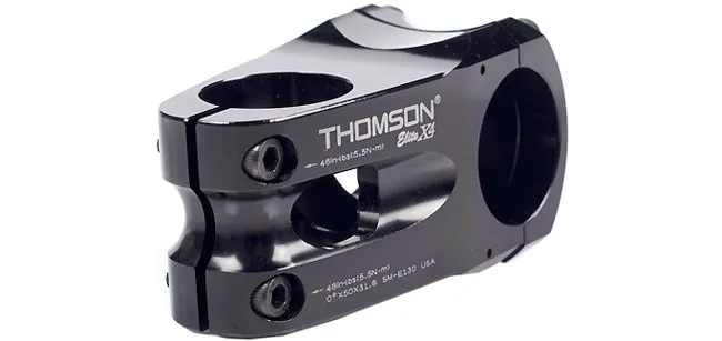 Thomson Elite X4 stem, black, 40 mm, 0 degrees