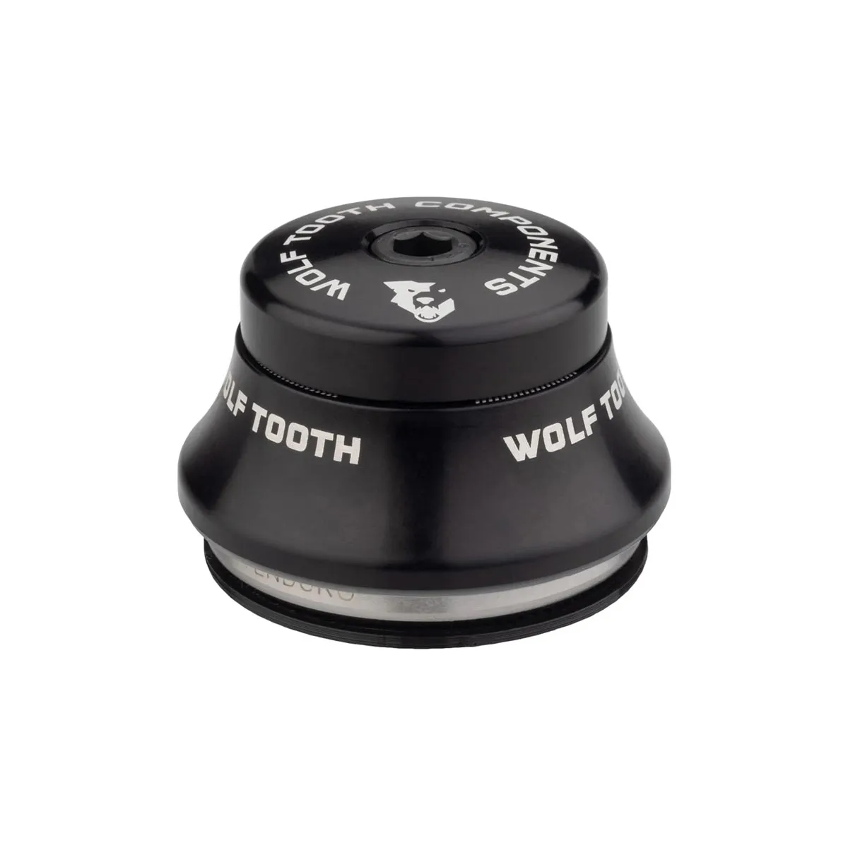Wolf Tooth Premium Headset Upper Cup 1 1/8 inch | IS42 / 28.6 mm Height 15 mm Black