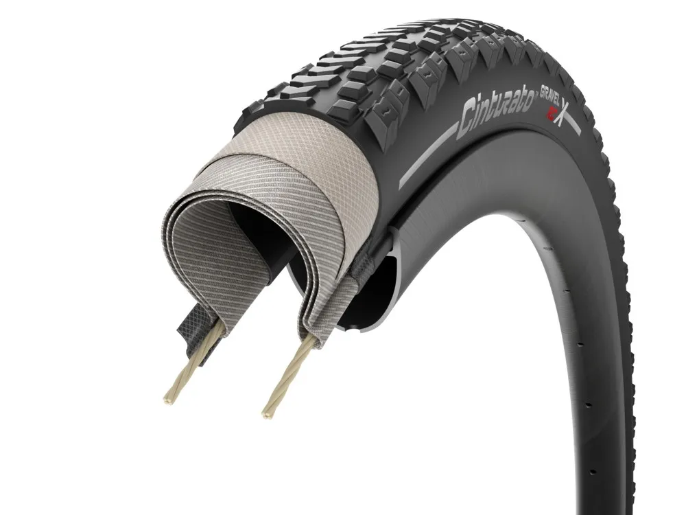 Pirelli Cinturato Gravel RC X Tyre TLR 28 inches x 1.4 / 700C x 40 black