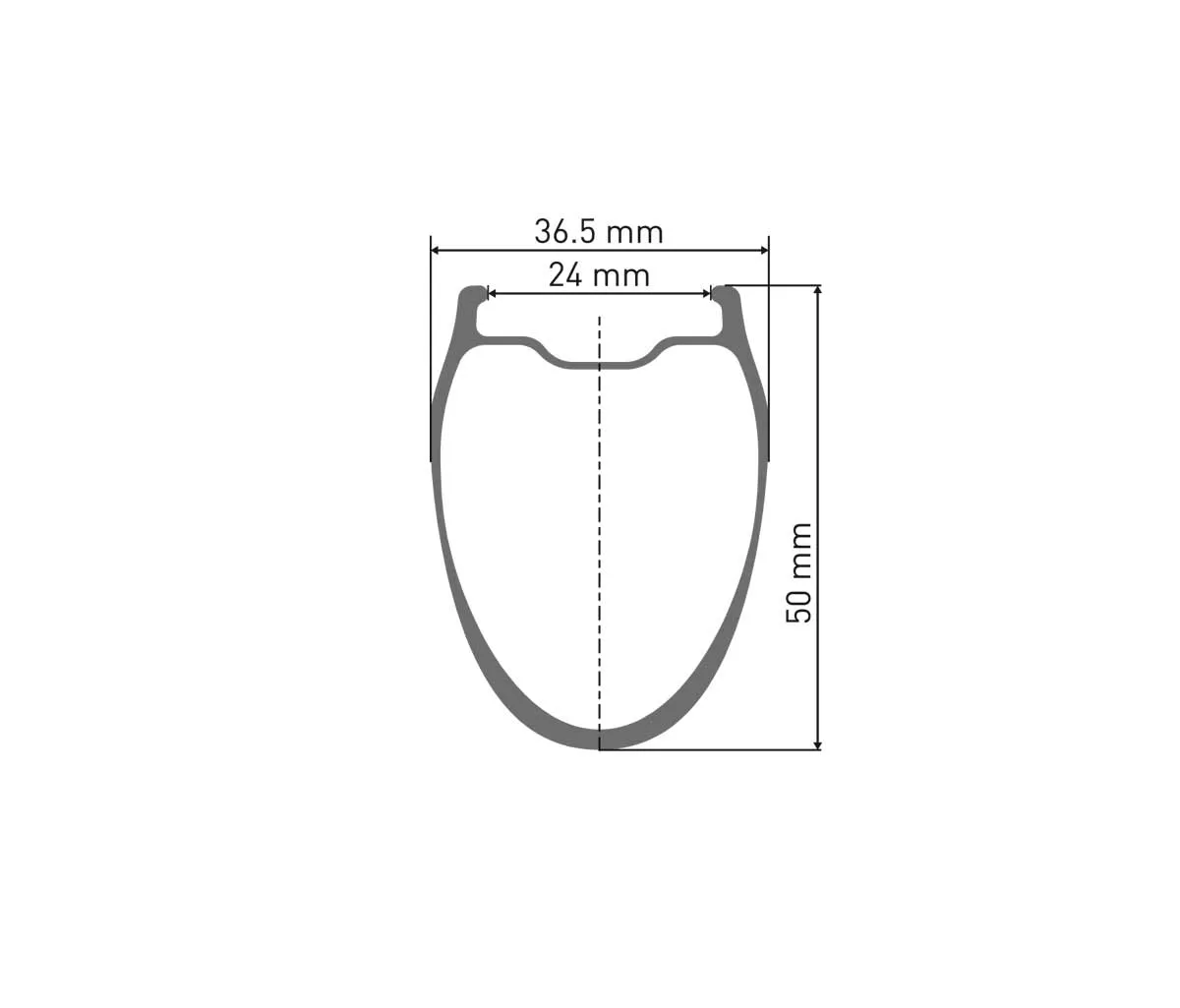 DT Swiss GRC 1100 Dicut 50 DB Front Wheel Disc CL 28-inch / 700C