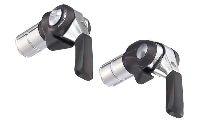 Shimano DURA-ACE SLBS-79 bar-end shifters, 10-speed + 3-speed