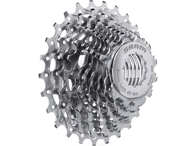 SRAM PG-1070 cassette, 10-speed, 12–27 teeth