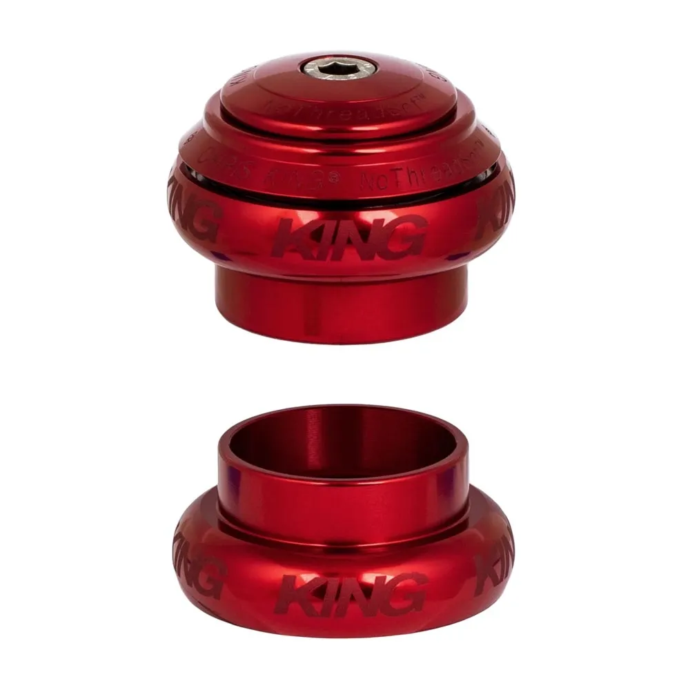 Chris King NoThreadSet Headset 1 1/8 inch Sotto Voce red | red EC34
