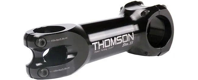 Thomson Elite X4 Stem, black, 100 mm, 10 degrees