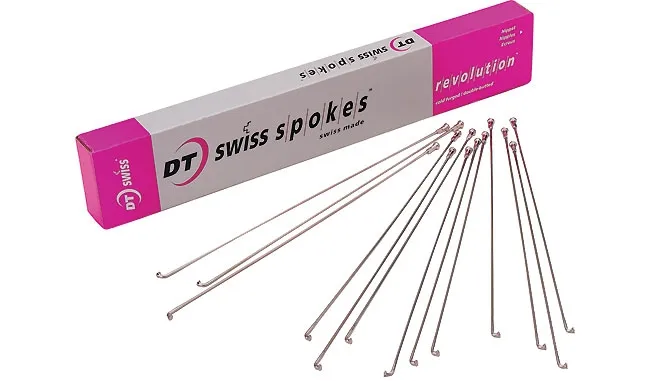 DT Swiss Revolution spoke 2.0 x 1.5 mm silver 262 mm – remaining stock