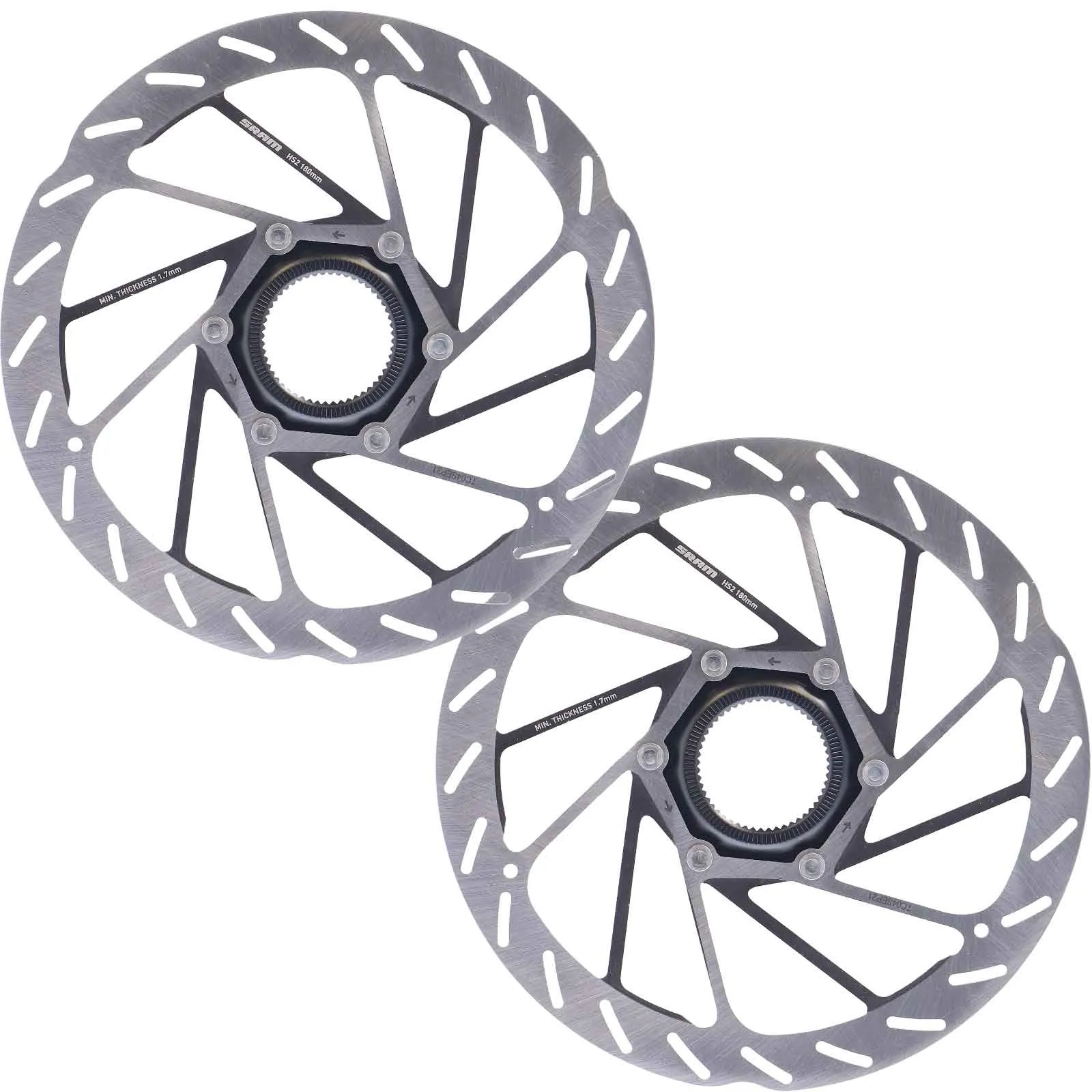 Sram MAVEN Silver B1 Disc Set Brakes + HS2 Brake Discs Disc Centerlock