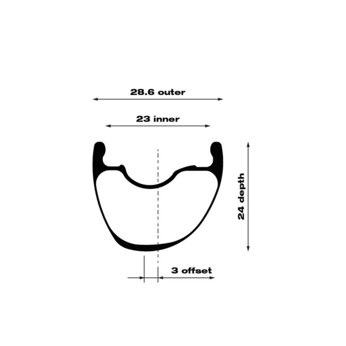 WTB CZR i23 TCS Disc 29-inch carbon rim, 28-hole