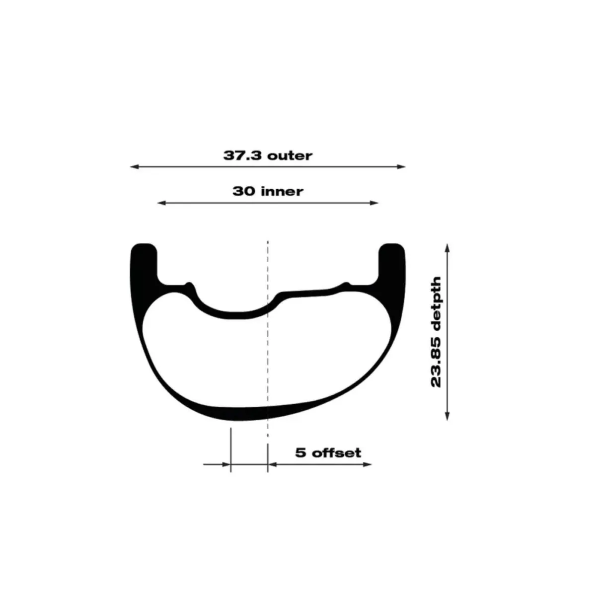 WTB CZR i30 TCS Disc 27.5-inch carbon rim, 32-hole