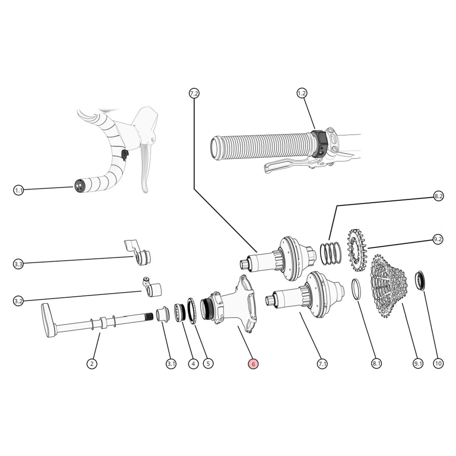 Classified Powershift Hub Body Road/Gravel | J-Bend 32-hole Non-Boost 142mm