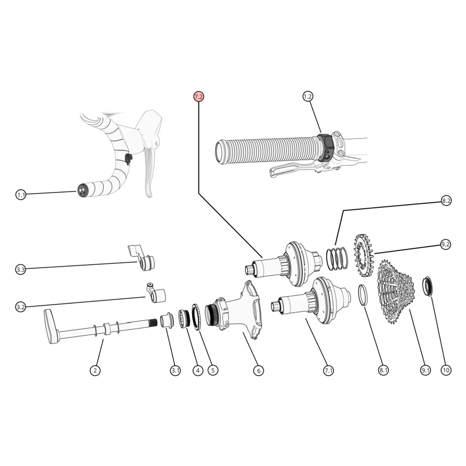 Classified Powershift Hub Gear 9-Spline Single Non-Boost 12x142mm