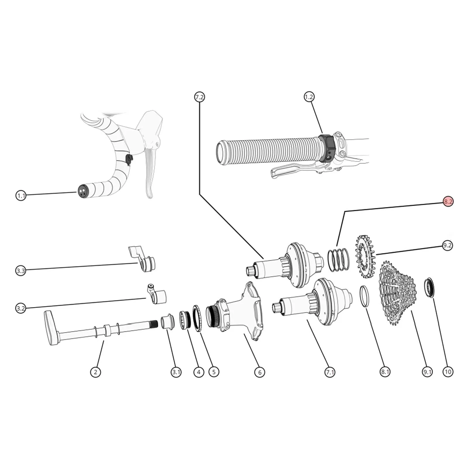 Classified Powershift Spacer Set for belt drive