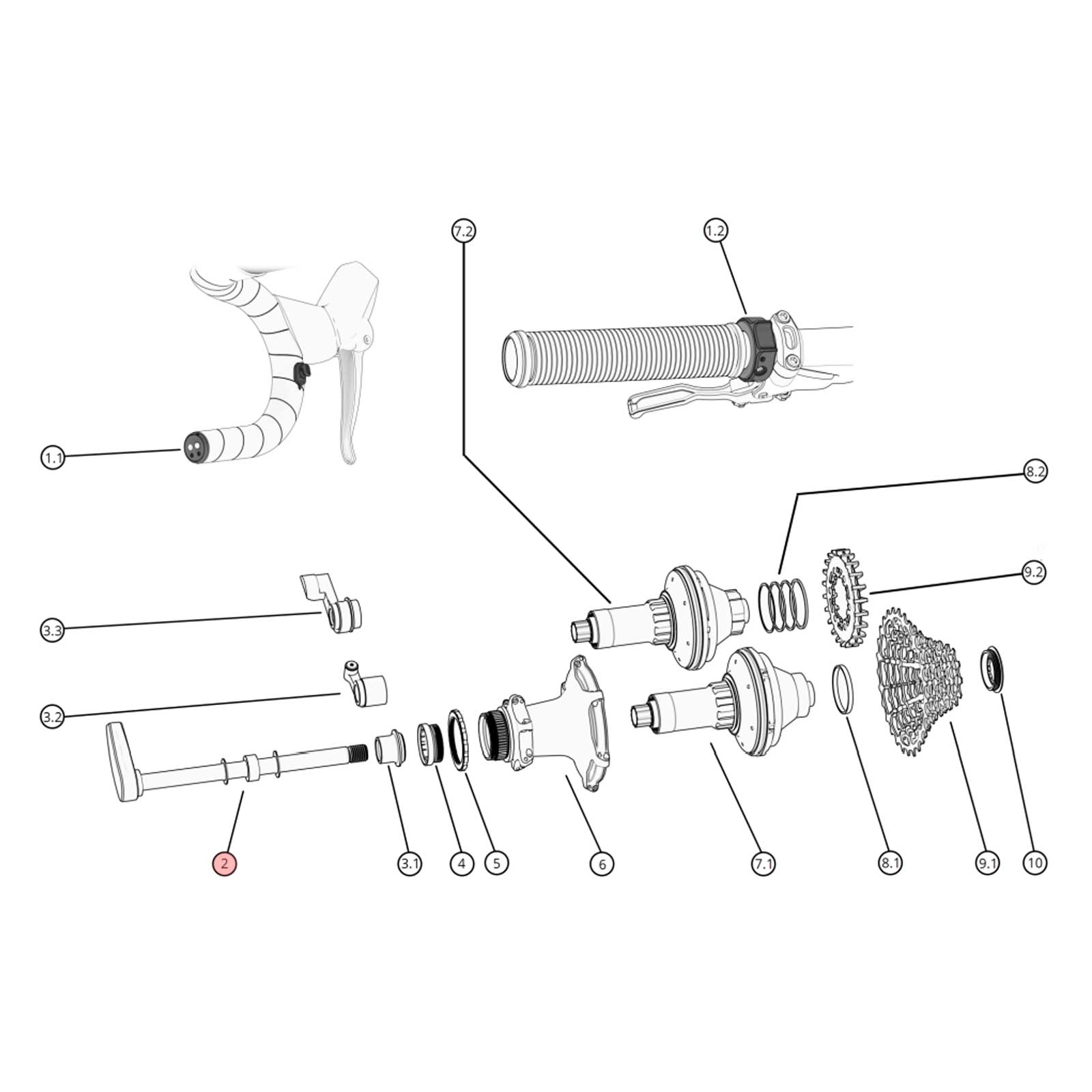 Classified Powershift Smart Thru-Axle C | Thru-axle 159.5 mm