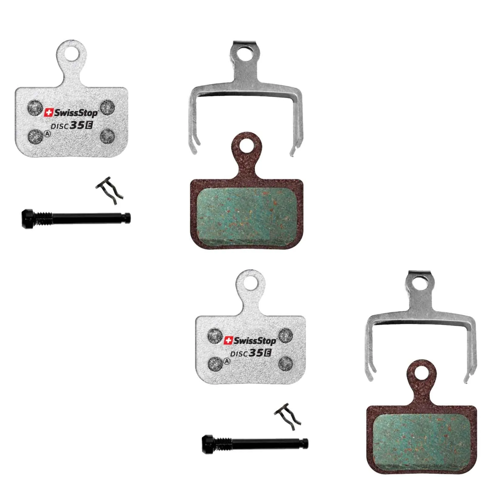 SwissStop Disc 35 E Brake Pads E-Bike | 2-piston Sram Road AXS-Level Elixir | Pair & Fair 2 pairs