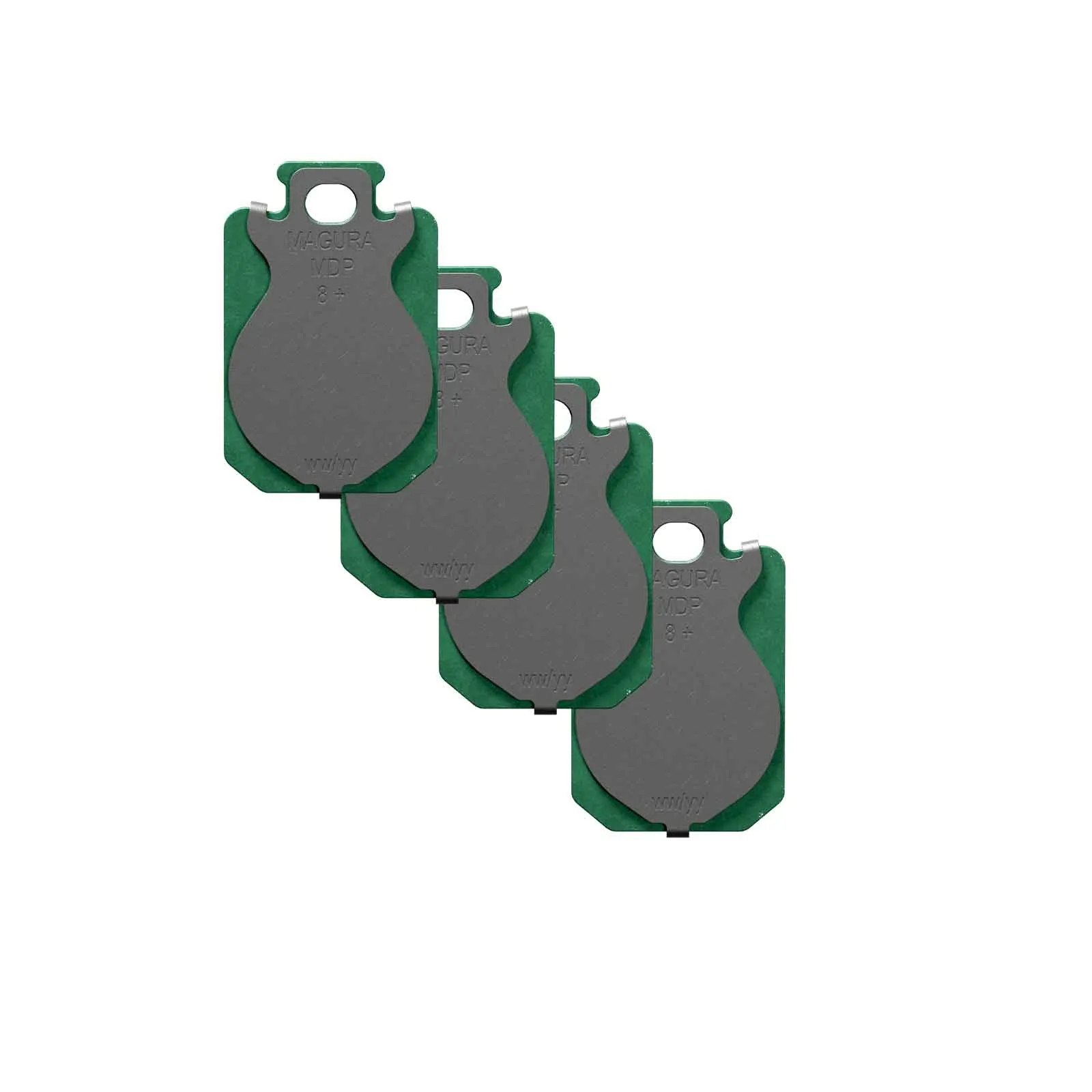 Magura MT Disc Brake Pads | MDP 8+ Green 4-piston | 4 pieces