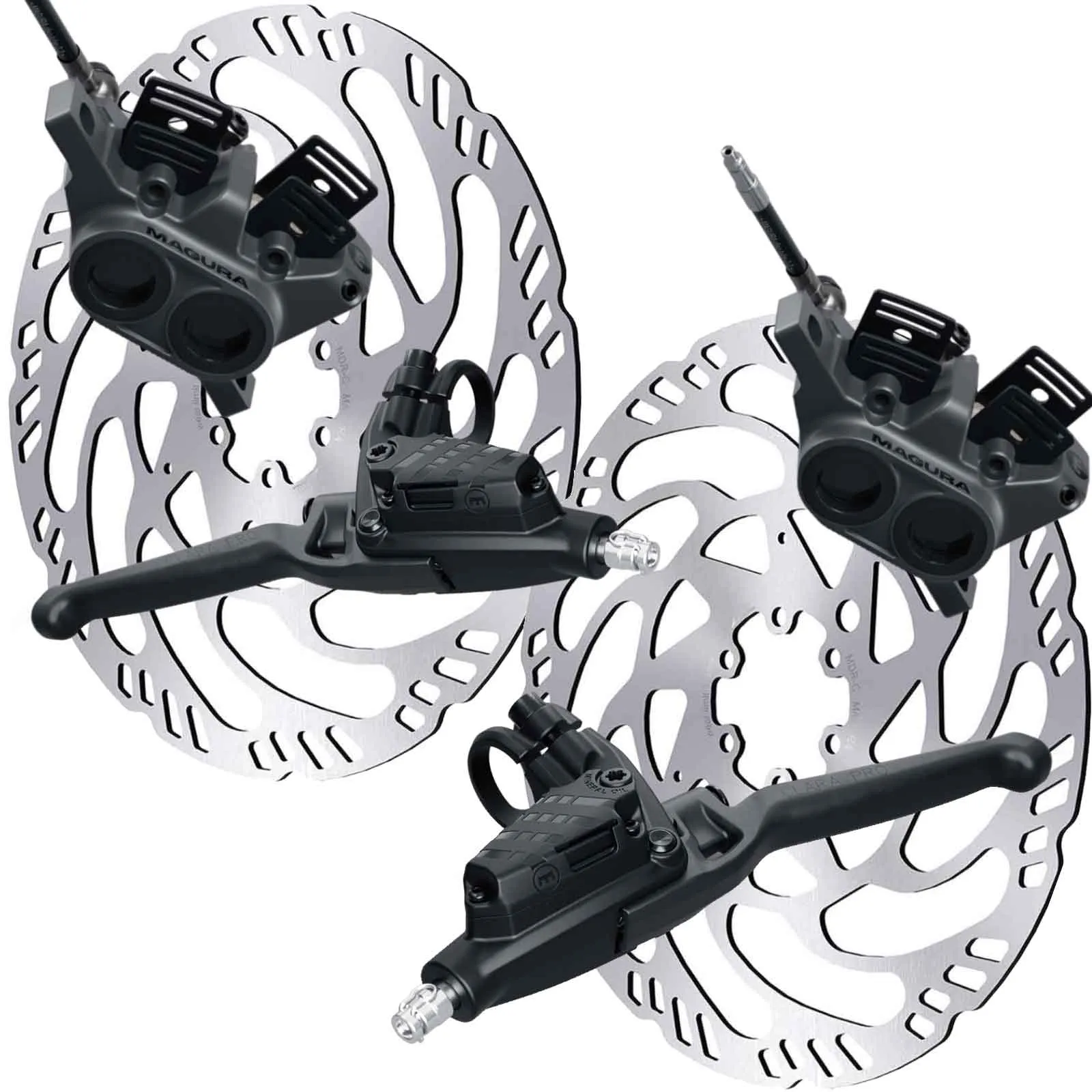 Disc Brake Set | Magura Clara Pro disc brakes + MDR-C 6-hole discs