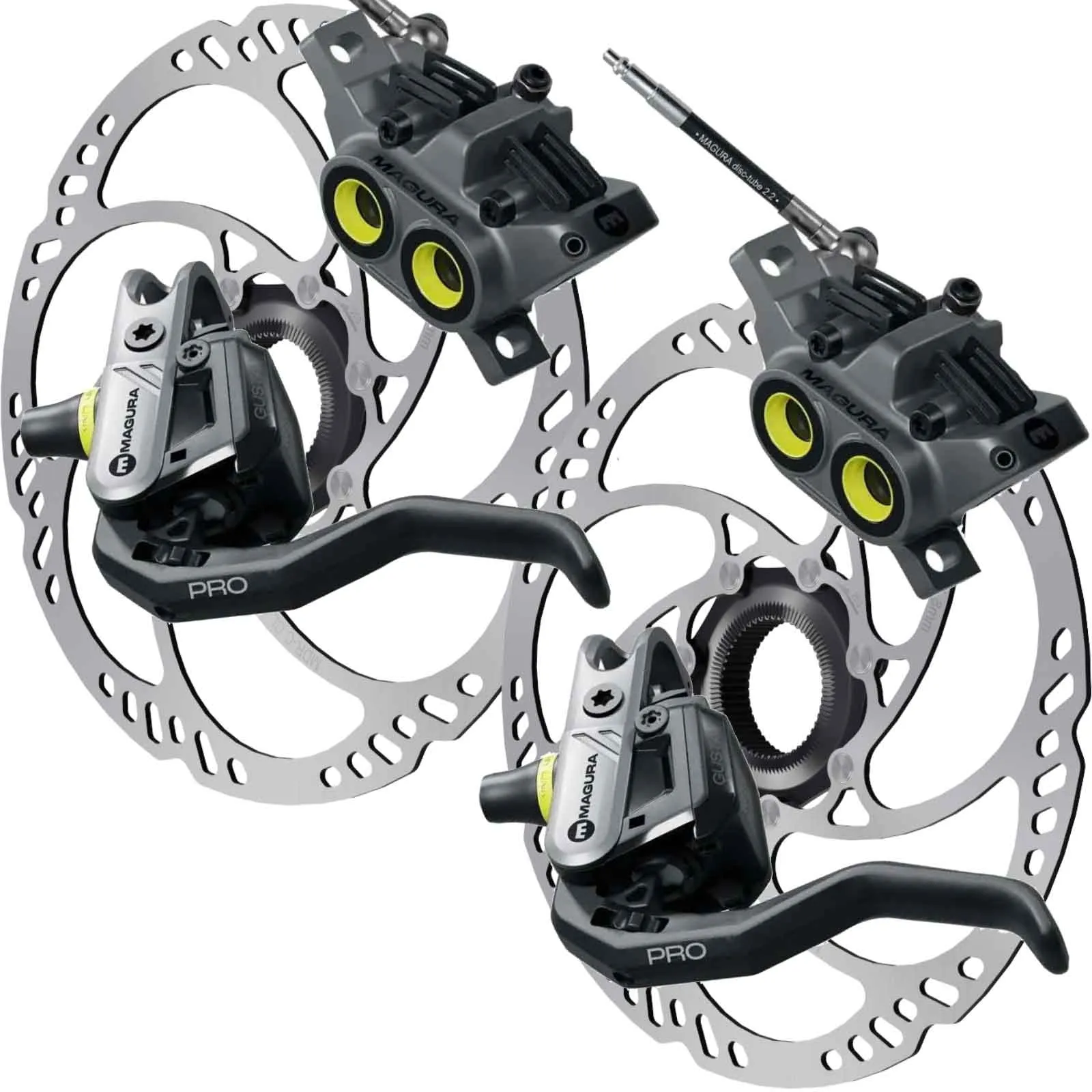 Disc Brake Set | Magura Gustav Pro Disc Brakes + MDR-C CL Disc Centerlock