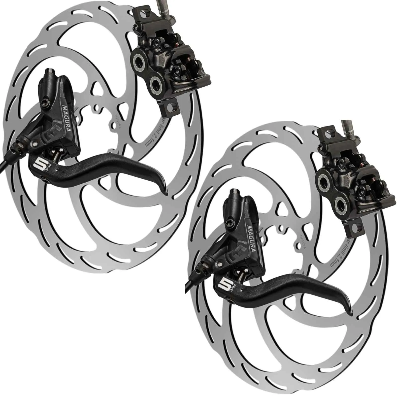 Disc Brake Set | Magura MT5 Brakes + MDR-S 2.0 6-Hole Discs