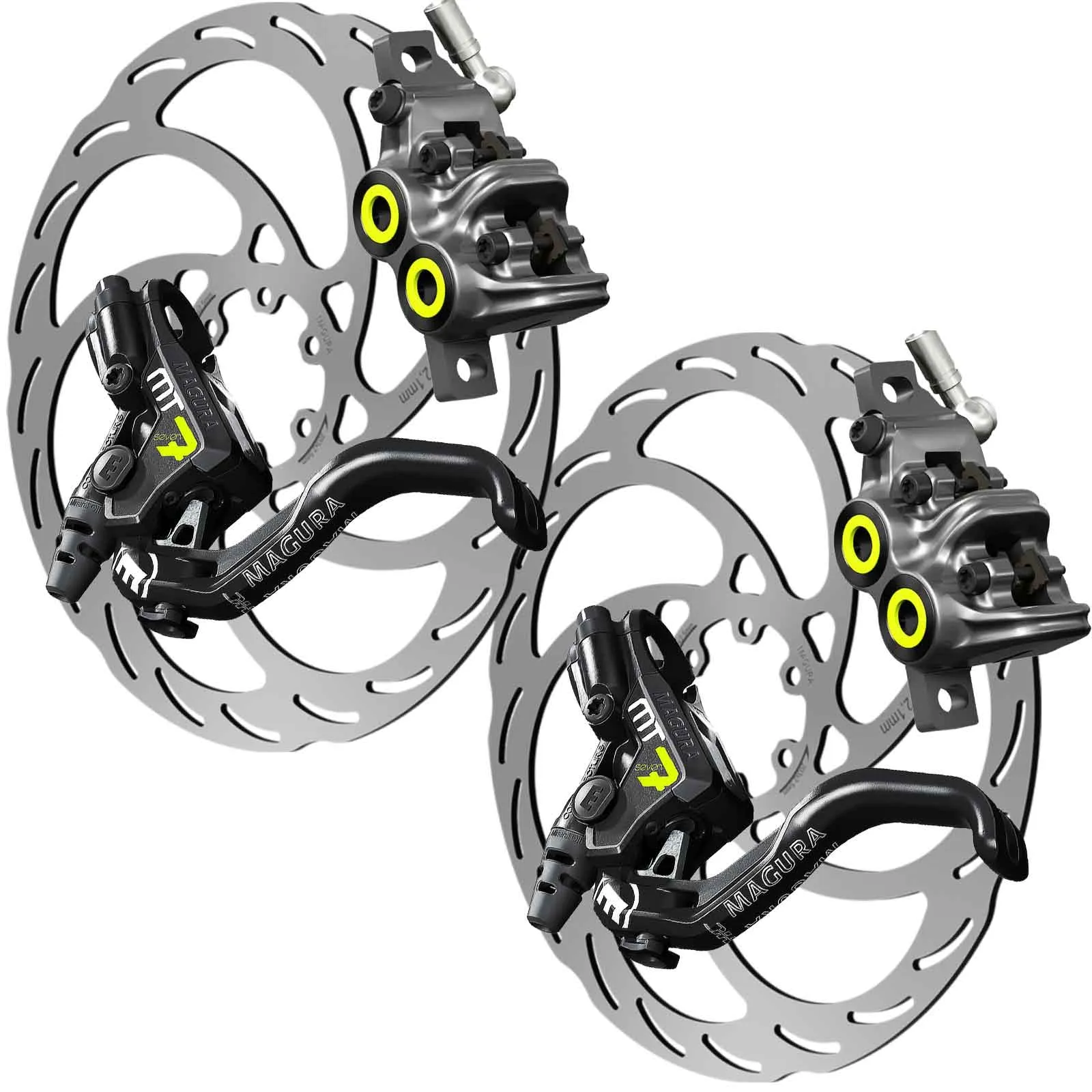 Disc Brake Set | Magura MT7 Pro HC disc brakes + MDR-S 2.0 6-hole discs