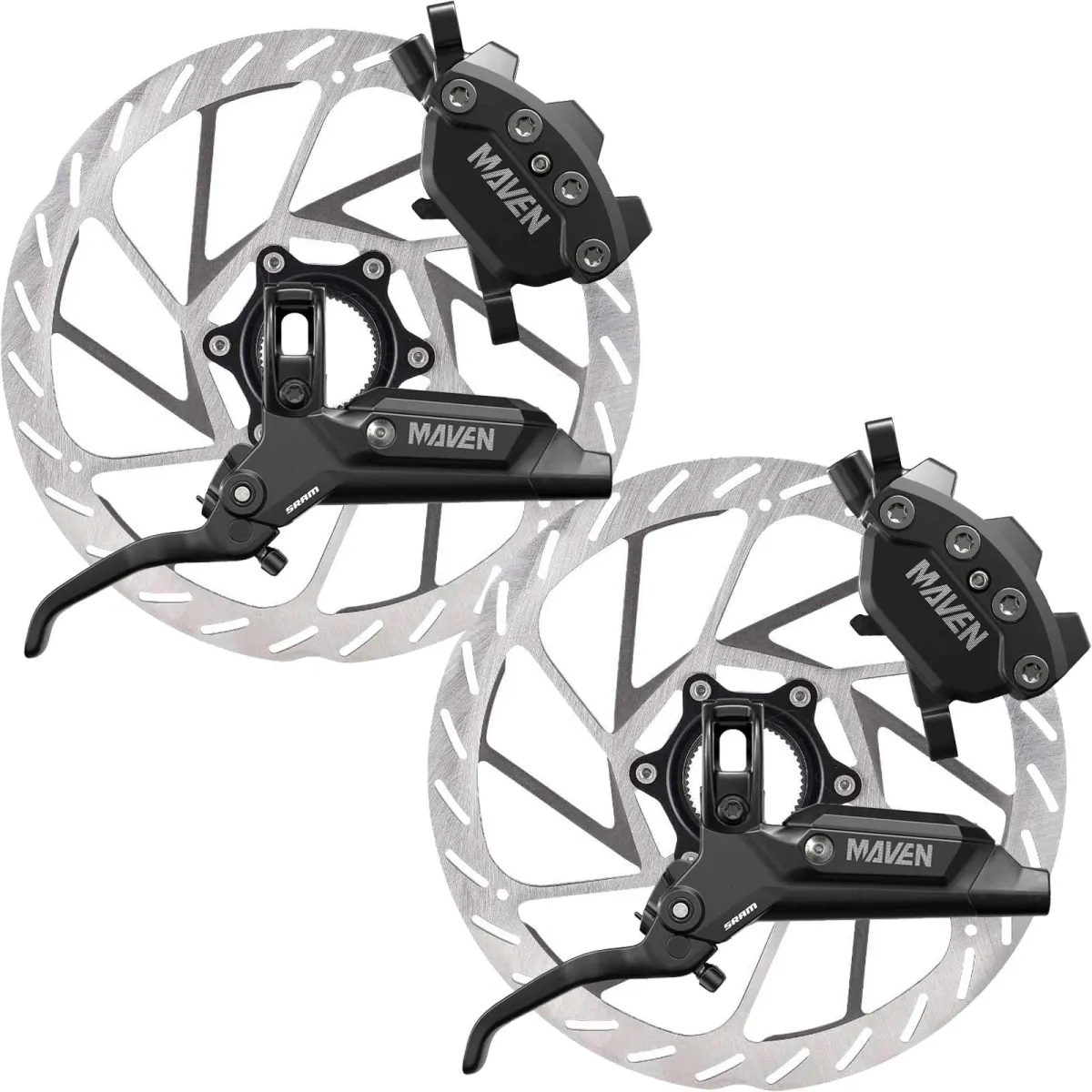 Sram MAVEN Base Disc Set Brakes + HS2 Brake Discs Disc Centerlock