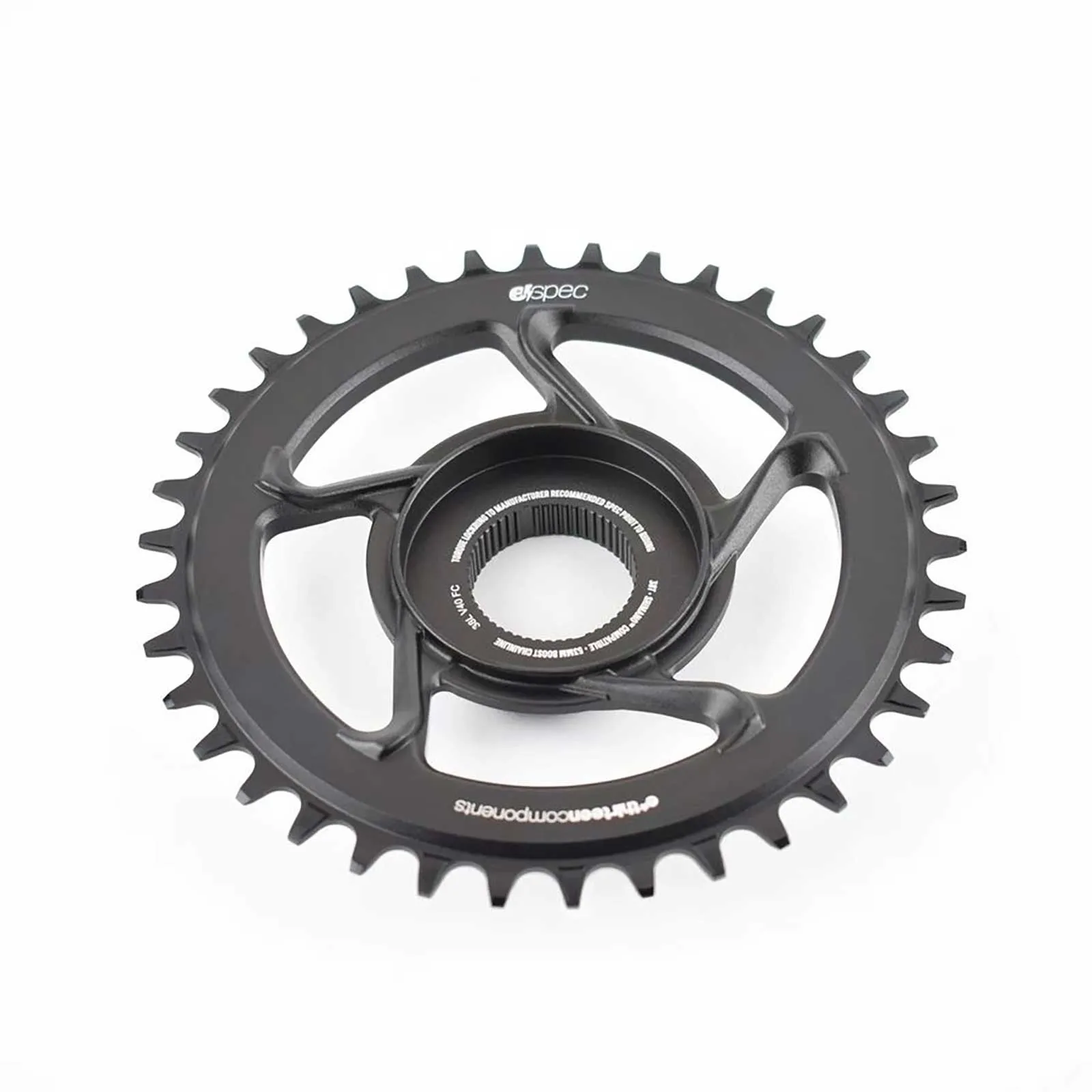 e*thirteen e-Spec E-bike Chainring | Shimano EP8 / E8000 Direct-Mount | Black Aluminium Boost 32 Teeth