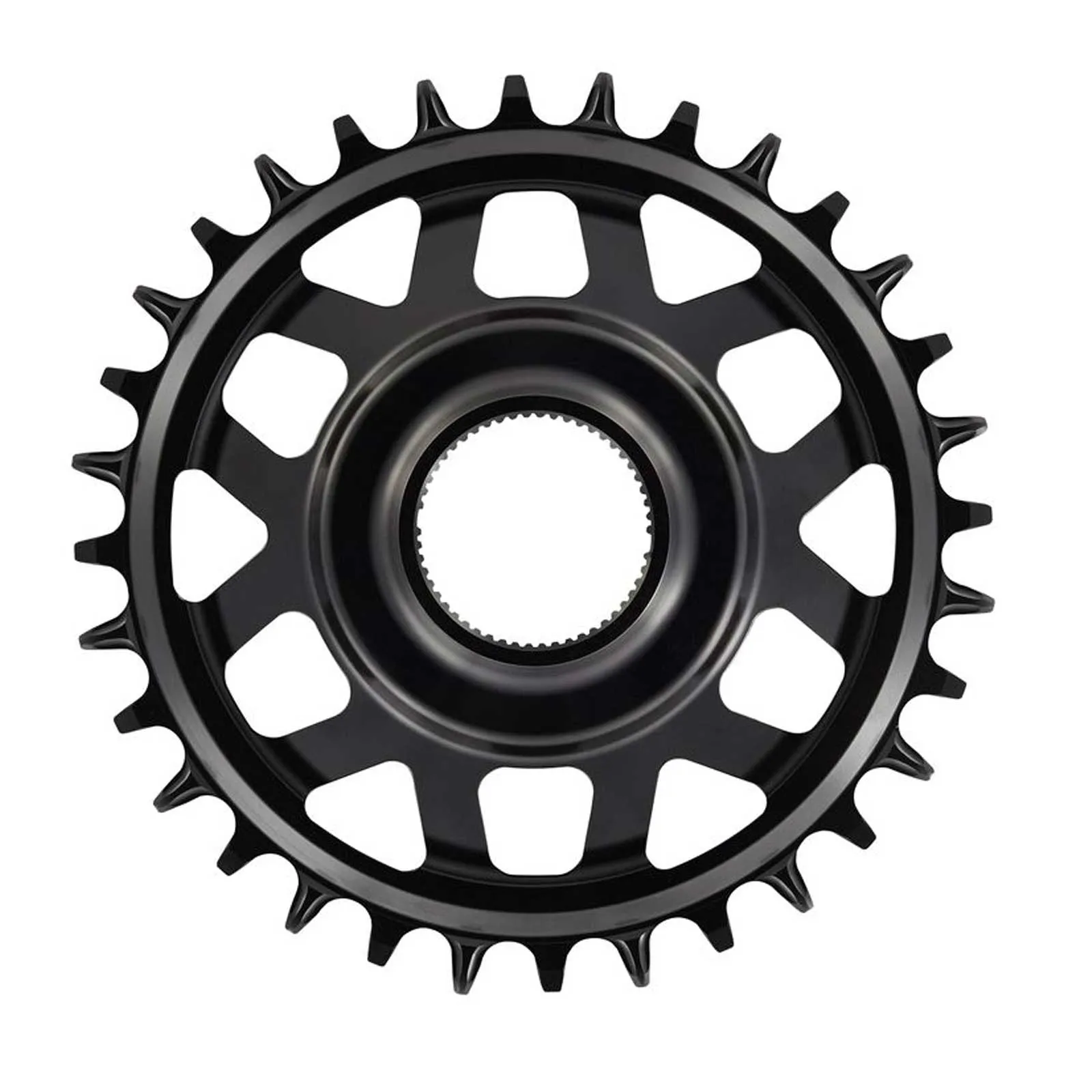e*thirteen Helix R E-bike chainring | Shimano EP8 / E8000 Direct-Mount | Black aluminium Boost 34 teeth