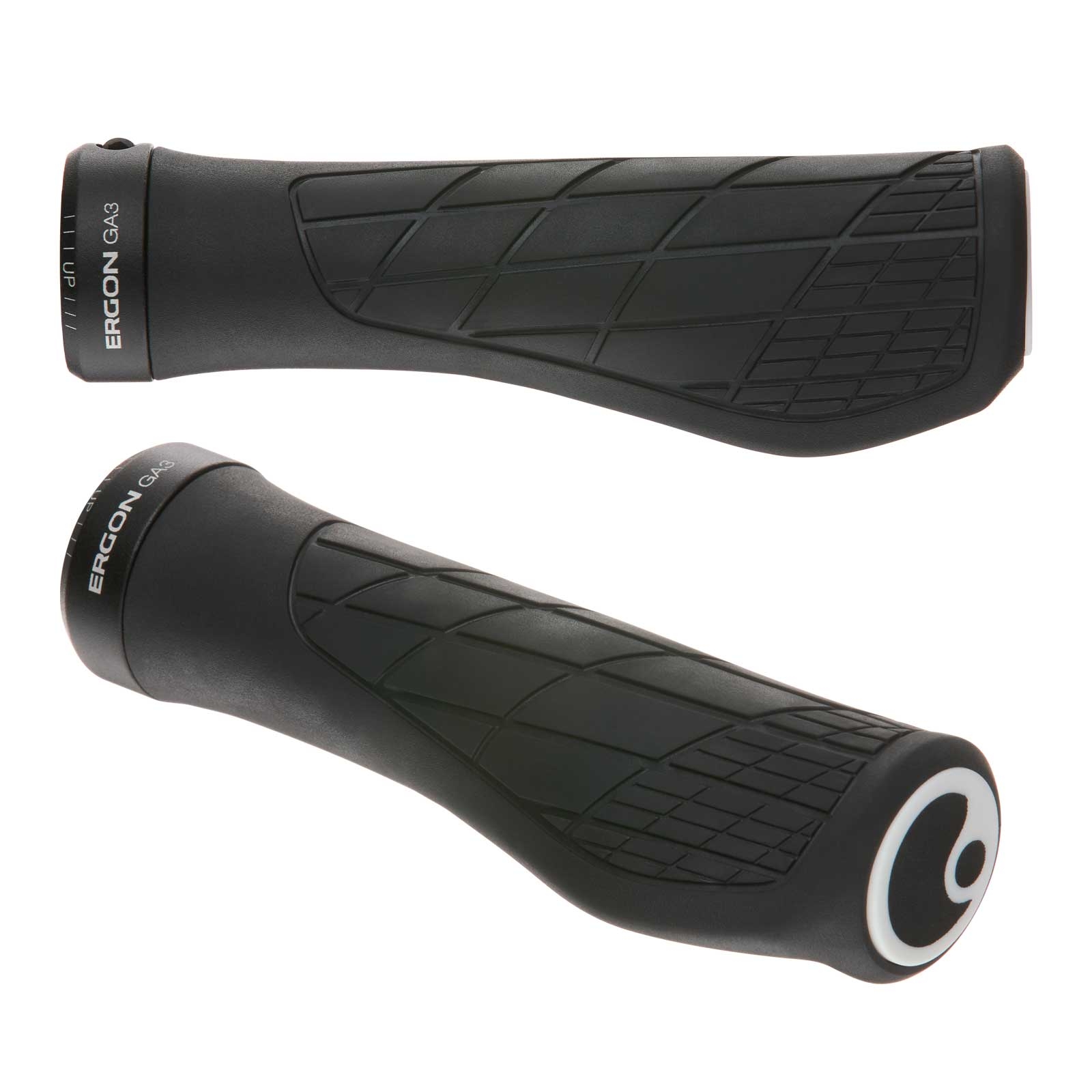Ergon GA3 Lock-On Handlebar Grips, Size L, Black