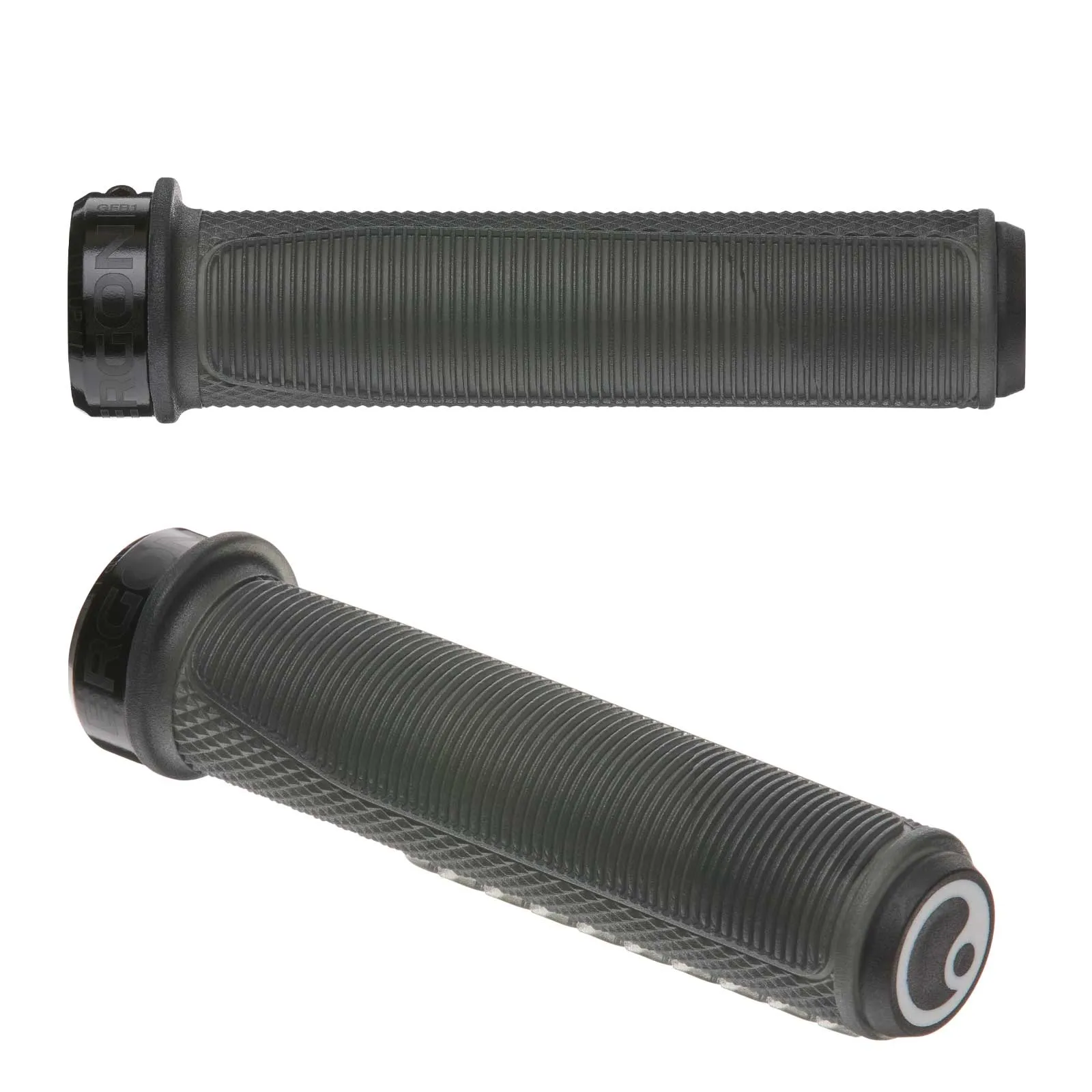 Ergon GFR1 Lock-On Handlebar Grips Frozen Stealth - Grey