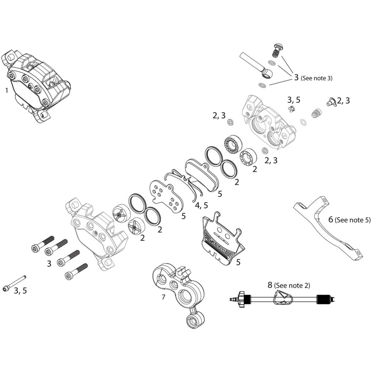 Sram MAVEN brake caliper spare part | Screw kit