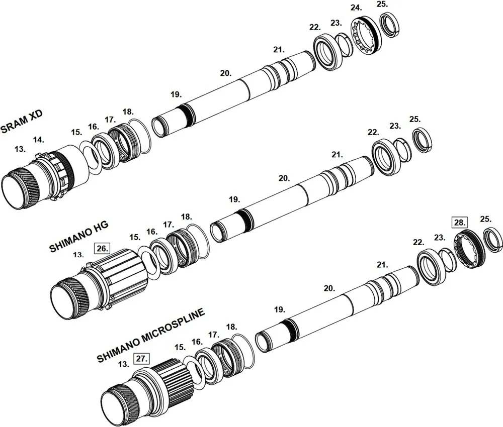 Chris King Rear Hub Disc Centerlock Boost 12x148 silver | silver 32-hole