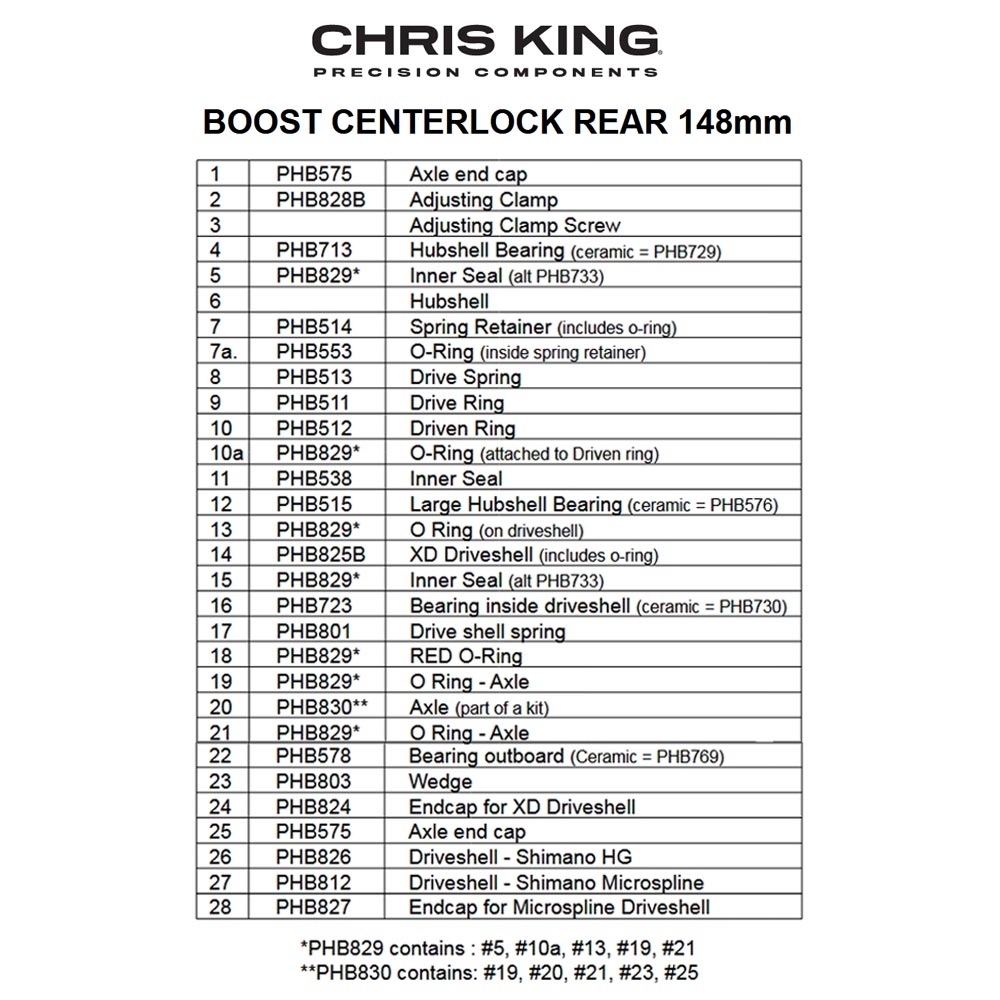 Chris King Rear Hub Disc Centerlock Boost 12x148 red | red 24-hole Rotor HG10