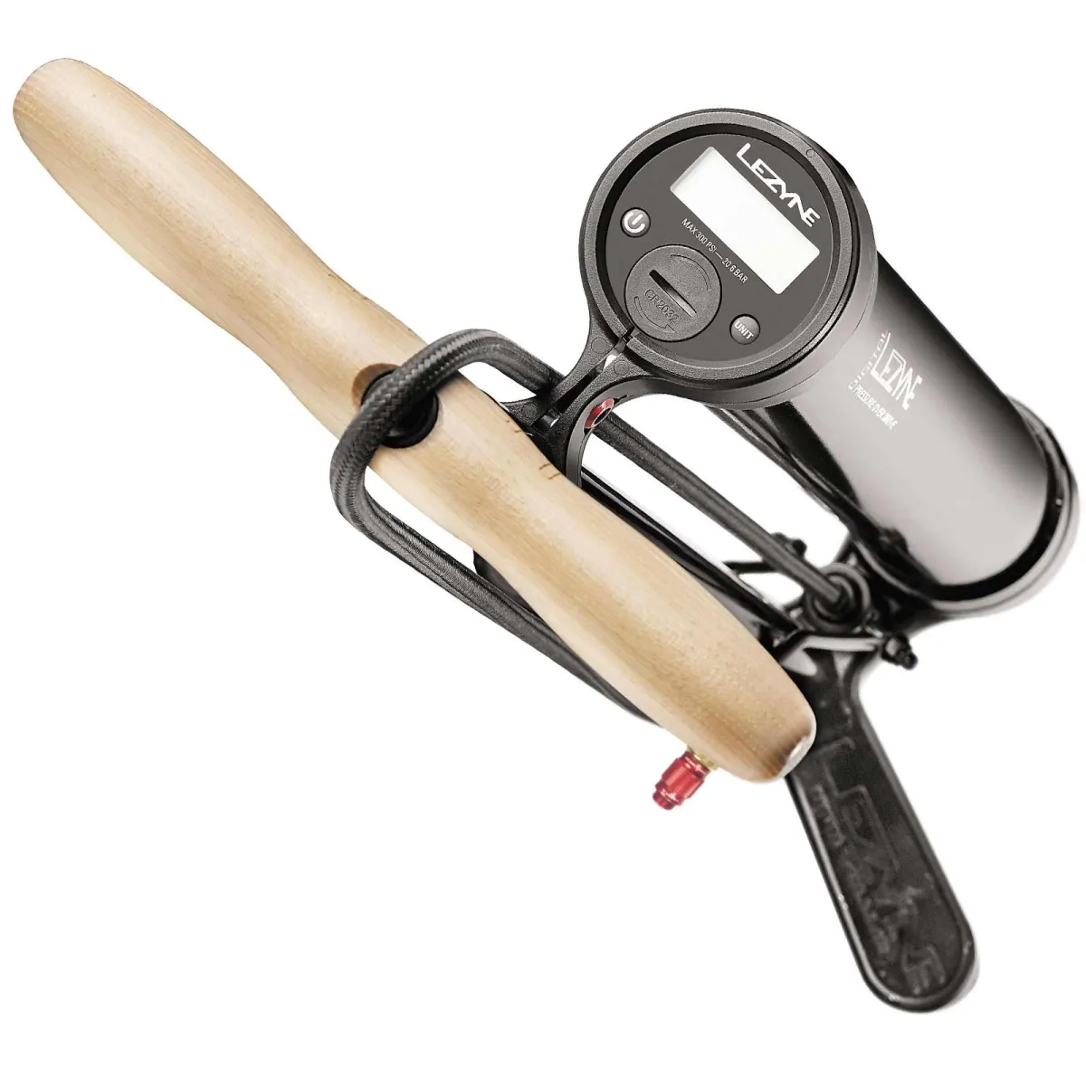 Lezyne Digital Pressure Over Drive Floor Pump, black, max 15 bar