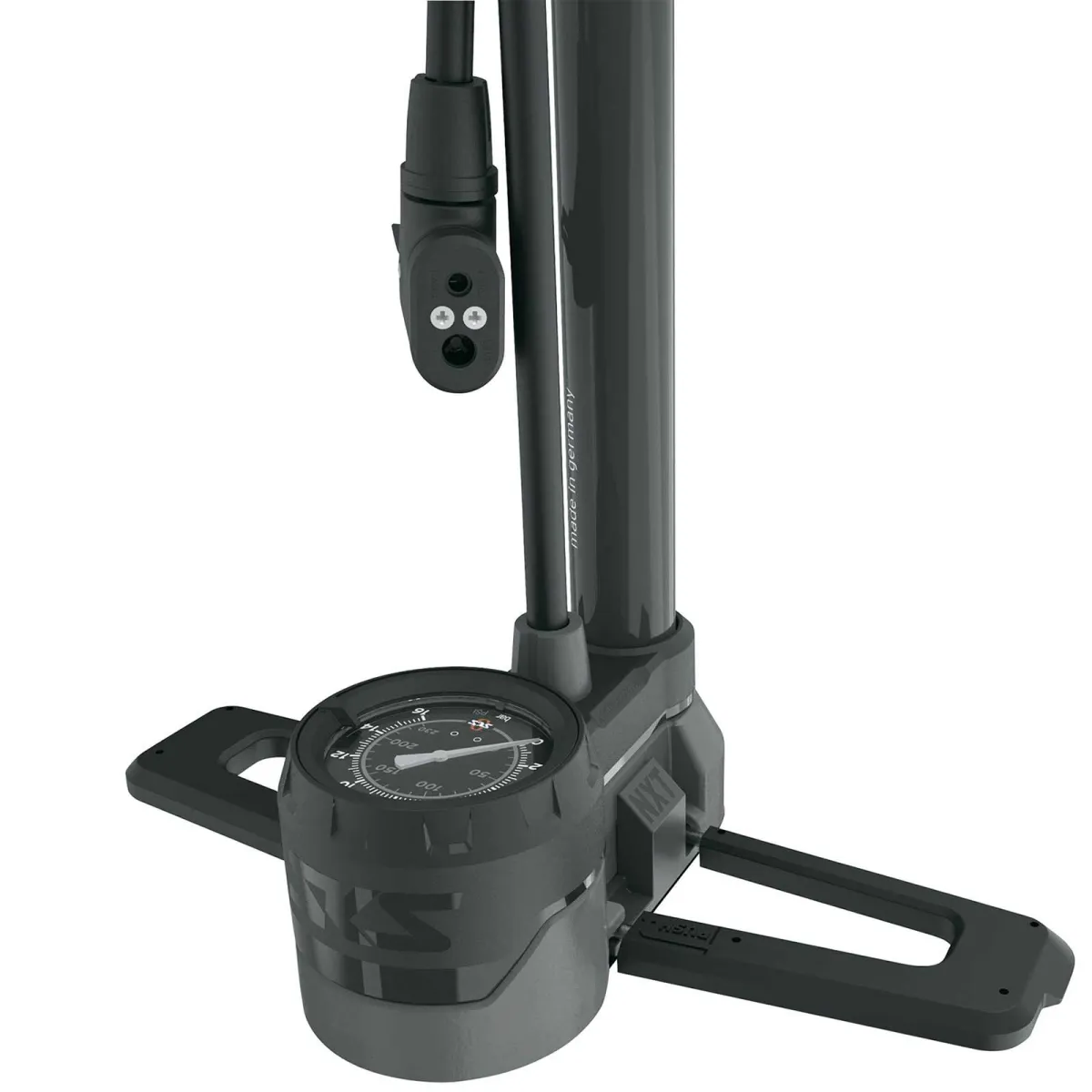 SKS Rennkompressor NXT Floor Pump 16 Bar Pump Head Multi-Valve