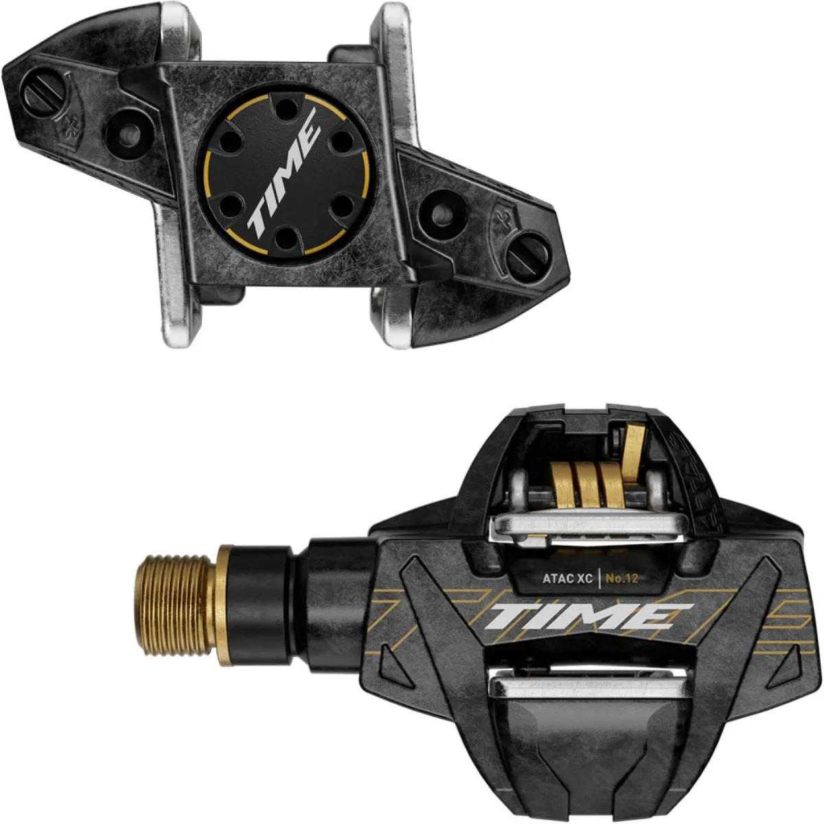 Time ATAC XC 12 Pedals Titanium/Carbon C1 incl. Cleats
