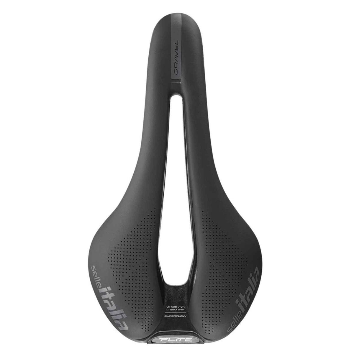Selle Italia Flite Boost Gravel Saddle Ti316 Superflow S3 black