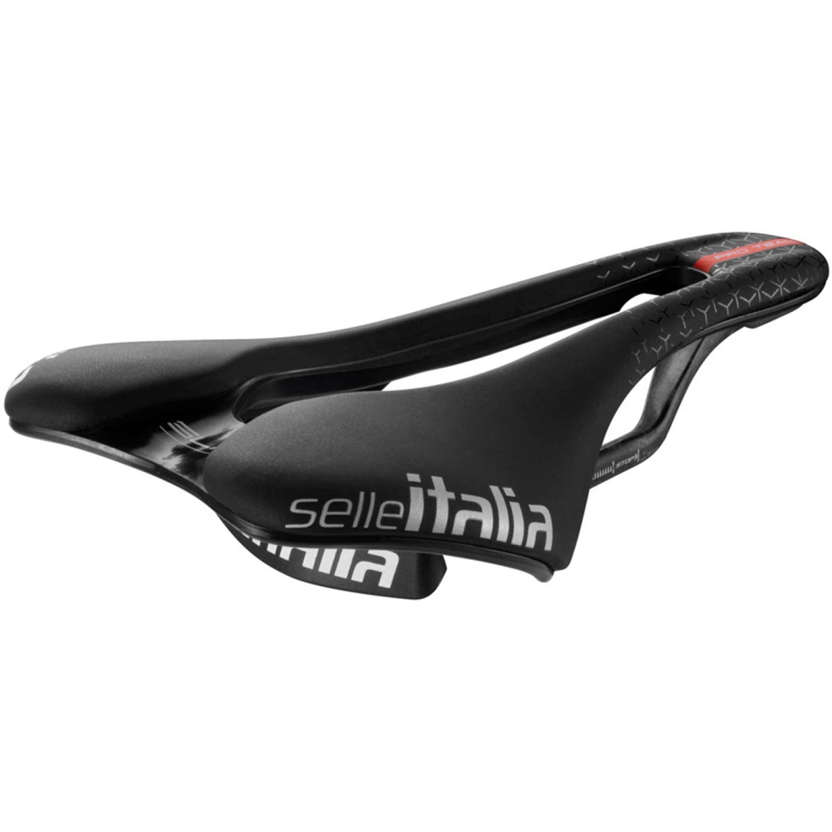 Selle Italia SLR Boost Pro Team 6.1 Saddle Superflow L3 Kit-Carbonio black-red