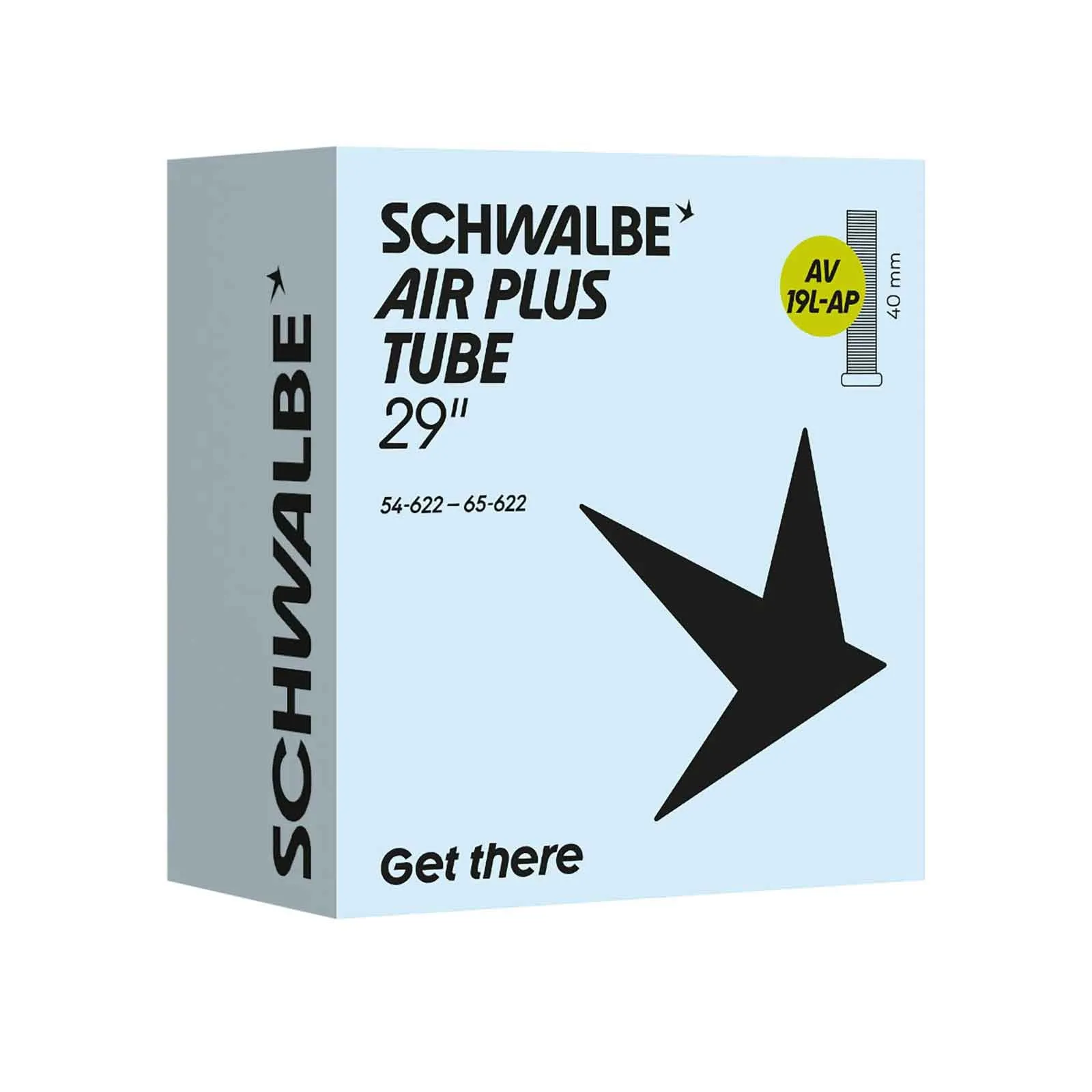 Schwalbe AirPlus AV19L-AP MTB/Cargo Inner Tube | 29+ inches x 2.1–2.8 Auto Valve 40 mm