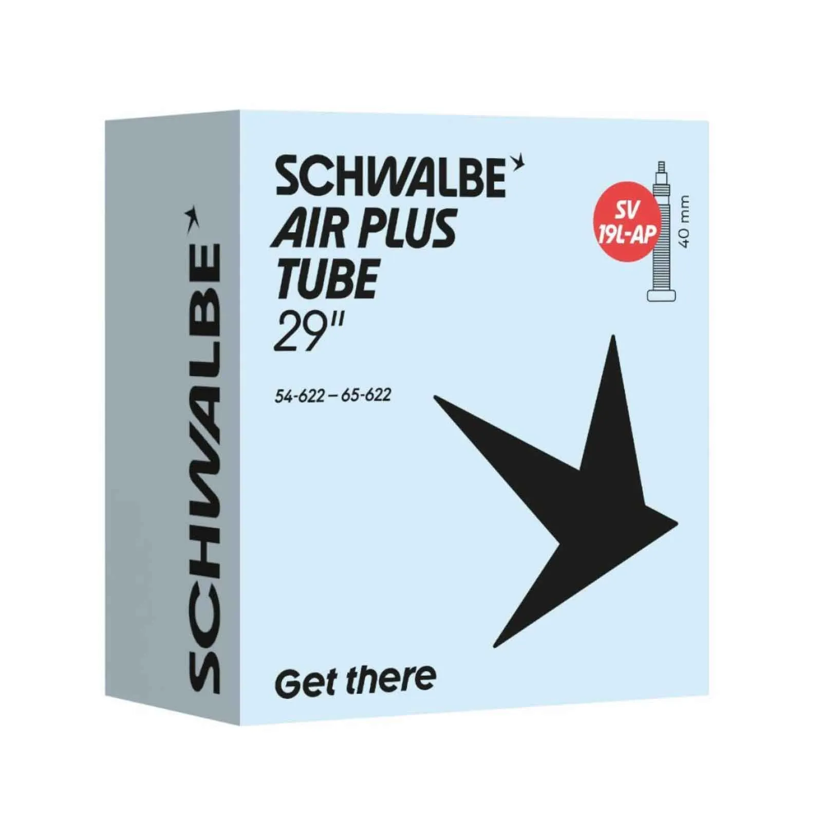 Schwalbe AirPlus SV19L-AP MTB/Cargo Inner Tube | 29+ inches x 2.1–2.8 Sclaverand valve 40 mm