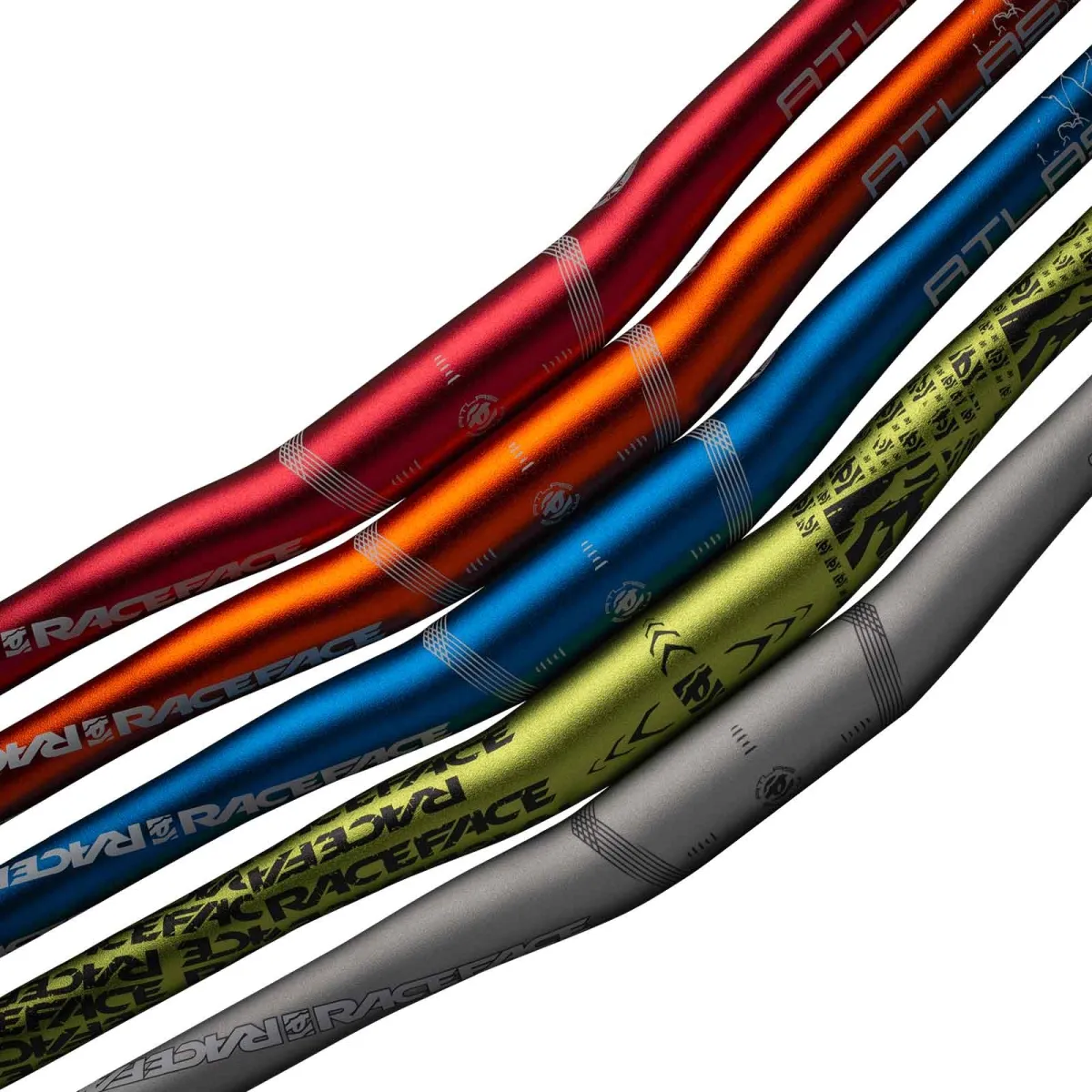 Race Face Atlas 1 1/4 DH Riser 31.8 mm diameter | Rise 32 mm, width 785 mm, orange