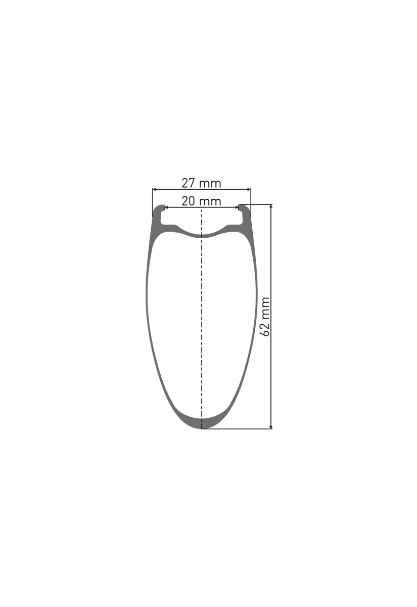 DT Swiss ARC 1100 Dicut DB 62 WTS Front Wheel Disc CL 28-inch / 700C